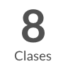 Tarjeta x 8 clases